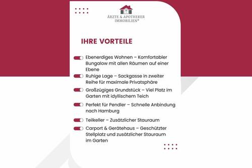 Ihre Vorteile! - 5 Zimmer Bungalow zum Kaufen in Buchholz in der Nordheide
