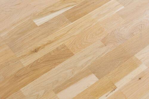 Detailfoto Parkett, Eiche (schwimmend verlegt & Trittschalldämmung) - 