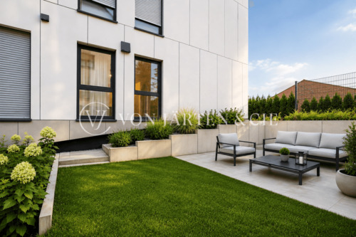 Garten - 2 Zimmer Terrassenwohnung zum Kaufen in Hamburg
