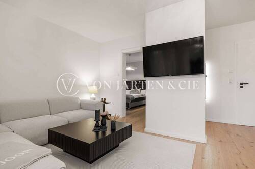 Wohnbereich - Terrassenwohnung mit 71,00 m&sup2; in Hamburg zum Kaufen