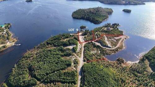 Luftbild Lot 9 und Insel - 