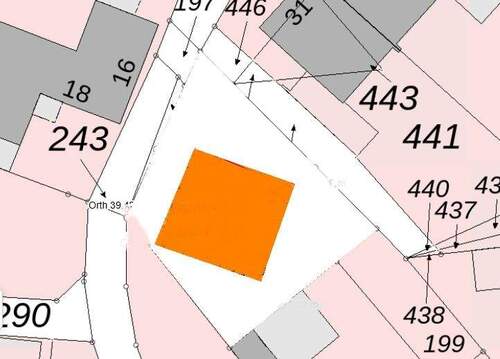 Lageplan Baukörper Pesch.jpg - Grundstück in Leichlingen zum Kaufen