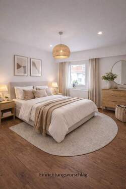 Zimmer 2 - KI staging - Helle kernsanierte 3-Zimmer-Wohnung - modern und sofort bezugsfertig
