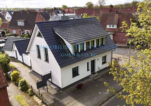 Ansicht - K 624 - Lingen - Darme: Saniertes Einfamilienhaus mit Nebengebäude auf einem sonnigen und eingefriedeten Grundstück!