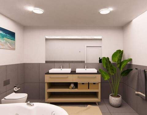 Visualisierung Badezimmervariante - 