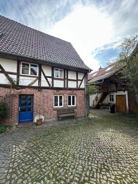 Teilansicht - Charme vereint mit Idylle - Resthof in Bodensee -