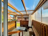 überdachte Terrasse am Haupthaus - 