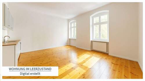 Wohnung im Leerzustand - 