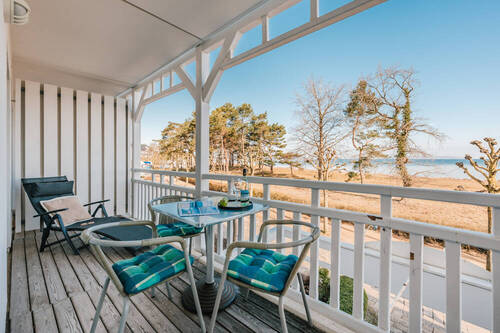 Blick auf die Ostsee und nach Westen - 2 Zimmer Etagenwohnung in Ostseebad Binz