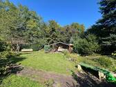 Garten mit Gartenhaus - 