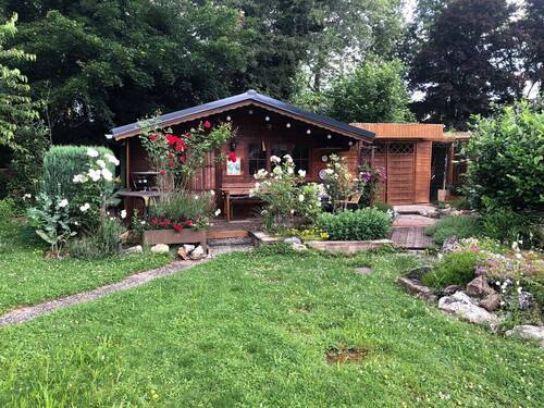 Gartenhaus mit Anbau - 