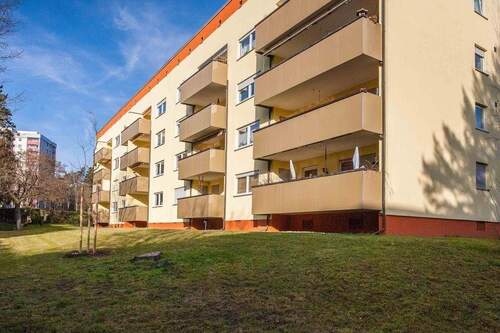 Grünfläche der Wohnanlage - 