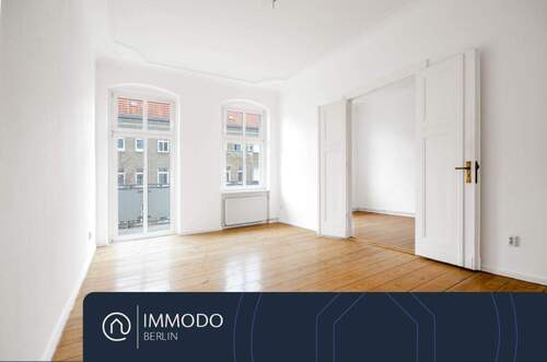 Wohnzimmer - ?? Seltene Gelegenheit am Helmholtzplatz-Charmante 4-Zi-Alt. Whg mit Dielen, EBK & hellem Badezimmer