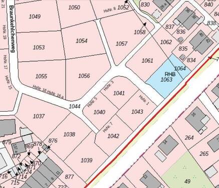 Flurkarte Baugebiet Lenzinghausen.jpg - Grundstück in Spenge-Lenzinghausen für Ihr massives Traumhaus von CONCEPT HAUS
