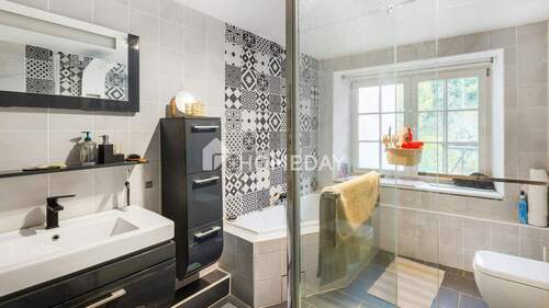 1. OG Badezimmer 1 - Reihenmittelhaus mit 110,00 m&sup2; in Trassem zum Kaufen