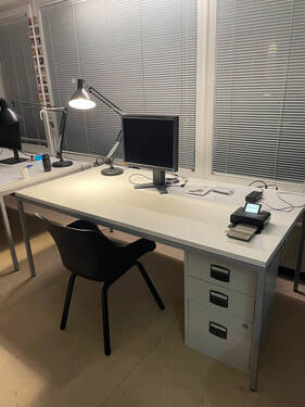 Frei: Schreibtischplatz groß - Büro zur Miete in Hamburg