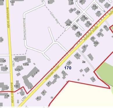 Straßenkarten Baugebiet Lenzinghausen.jpg - Grundstück zum Kaufen in Spenge