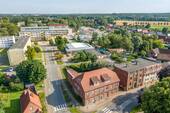Luftaufnahme - Mehrfamilienhaus, Wohnhaus in Hagenow zum Kaufen