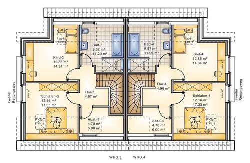 Dachgeschoss - Mehrfamilienhaus, Wohnhaus mit 347,00 m&sup2; in Oldenburg zum Kaufen