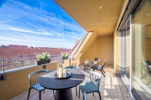 Terrasse Wohnebene - 5 Zimmer Etagenwohnung in Berlin