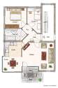 Wohnungsgrundriss - 3 Zimmer Etagenwohnung in Bermatingen
