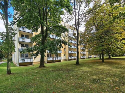 Hausansicht - 3 Zimmer Etagenwohnung in Freiberg