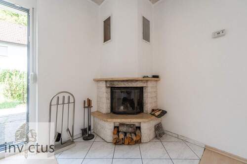 Kamin im Wohnzimmer - 