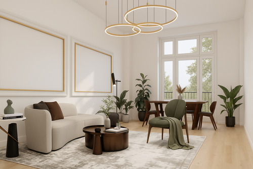 Familienzimmer- Visualisierung - 4 Zimmer Etagenwohnung zum Kaufen in Berlin