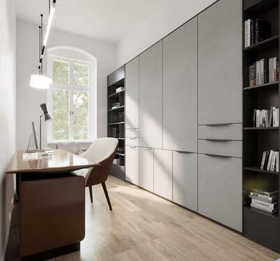 Arbeitszimmer - visualisiert - 