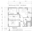 Grundriss Wohnung 1, 5, 9 - 