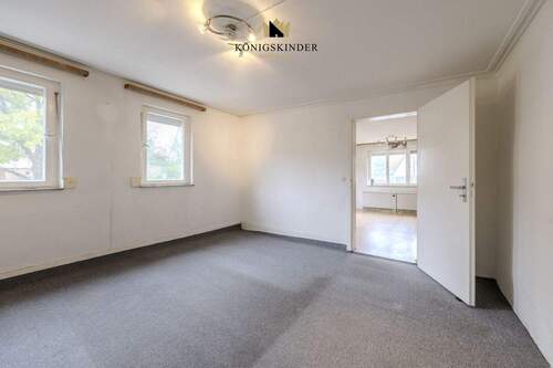 Ehemaliges Schlafzimmer im Obergeschoss. - 