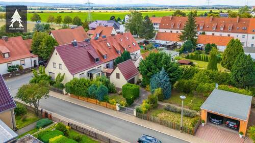 Luftbild - Reihenendhaus mit 108,00 m&sup2; in Nachterstedt zum Kaufen
