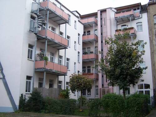 Rückseite - 3 Zimmer Etagenwohnung zur Miete in Zwickau