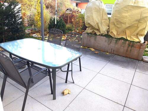 Terrasse - Einfamilienhaus mit 135,50 m&sup2; in Rieden zum Kaufen