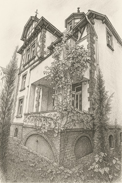 Ansicht vorne von rechts - 1 Zimmer Mehrfamilienhaus, Wohnhaus zum Kaufen in Minden