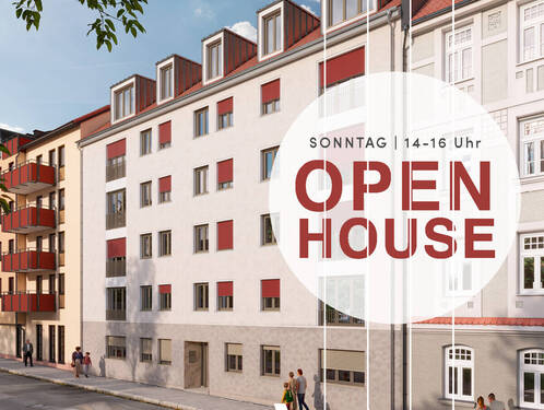 Open House - Unser Familien-Domizil: 5-Zimmer-Wohnung in ruhiger Hofgarten-Lage mit großer Loggia