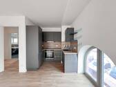 Küche - 2.09 2,5 Zimmerwohnung im Ofenhaus