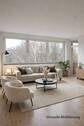 Wohnzimmer virtuell möbliert - 3 Zimmer Etagenwohnung zur Miete in Gelsenkirchen