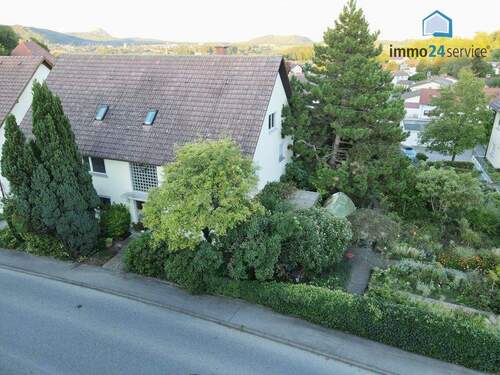 Ansicht Haus Straße - 3 Zimmer Etagenwohnung in Gottmadingen / Randegg