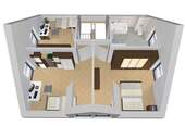 Obergeschoss 3D - 
