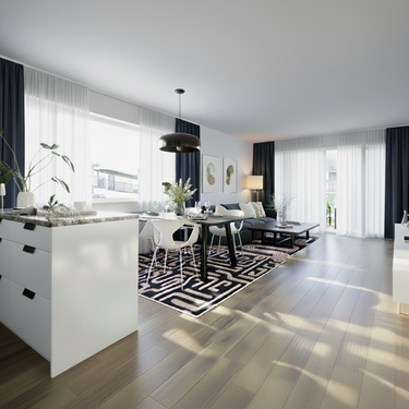 Unverbindliche Visualisierung 2.png - Familienwohnung mit Süd-West-Terrasse im Erstbezug