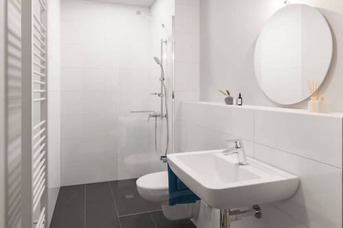 Gäste WC mit Dusche - 
