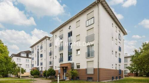 Außenansicht 1 - Etagenwohnung mit Westbalkon in Frankfurt am Main