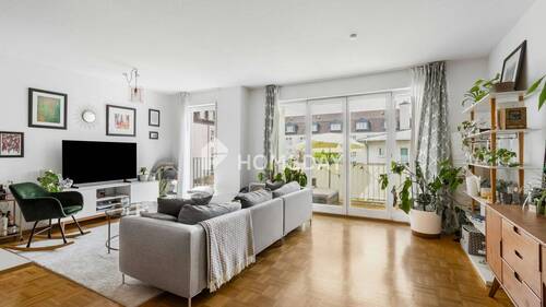 Wohnzimmer 1 - Etagenwohnung mit 76,00 m² in Frankfurt am Main zum Kaufen