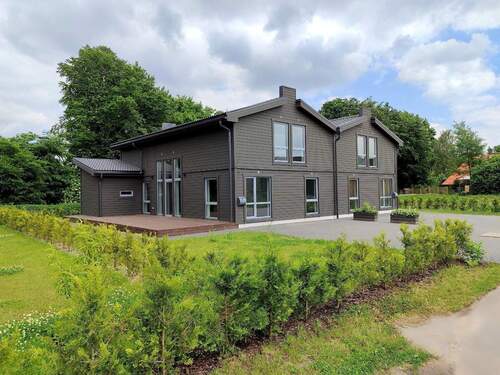 Straßenansicht - Neue, bezugsfertige Hälfte eines Doppelhauses in Basdahl