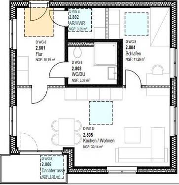 Bild 4 - Etagenwohnung mit 62,00 m&sup2; in Lotte zur Miete