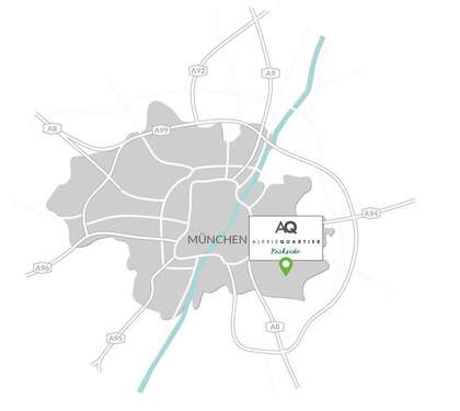 Münchenkarte - Etagenwohnung mit 98,10 m² in München zum Kaufen