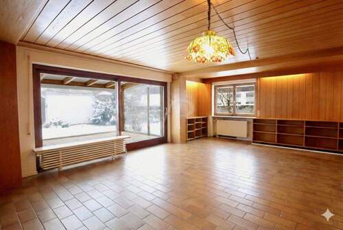 Wohnzimmer mit Terrasse - Bungalow mit 146,20 m&sup2; in Ottobrunn zum Kaufen