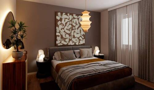 Helles und komfortables Schlafzimmer - 4 Zimmer Etagenwohnung in Berlin