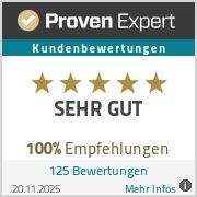 Pfund Immobilien ProvenExpert Bewertungssiegel 202 - 